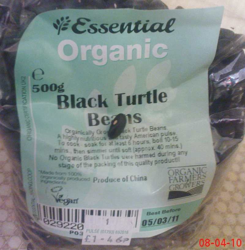 Black Turtle bean [UK]